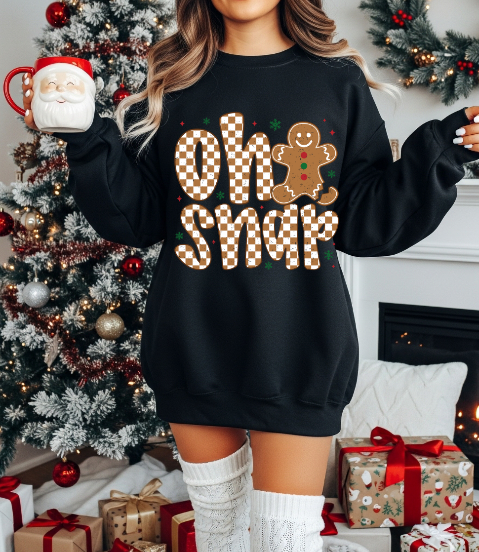Oh Snap Graphic Tee and Sweatshirt